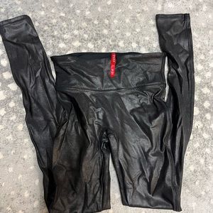 SPANX faux leather leggings